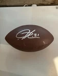 Ladainian Tomlinson Chargers Signed Autographed Wilson Football Player Certified. Fixed Price $85.00.
