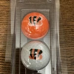 Nfl Golf Balls. Set Of 2. Cincinnati Bengals Logo. New. Stocking Stuffer.. Fixed Price $5.00.