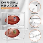 2 Pack Football Display Case, Acrylic Clear Full Size With Magnet. Fixed Price $38.74.