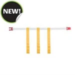 Champion Sports Mbeltylmd White With Yellow Magnetic Medium Flag Set. Fixed Price $17.82.