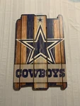Dallas Cowboys Nfl 17" X 11" Wood Decorative Indoor Sign Wincraft Brand New. Fixed Price $28.00.