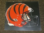 Cincinnati Bengals Helmet Nfl Fathead Wall Graphics 11" X 9" (poster/sticker). Fixed Price $7.99.