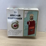 Vintage Official 1987 Tv Armchair Quarterback Glass/remote/phone Holder. Fixed Price $24.90.