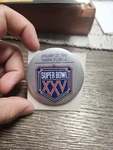 Super Bowl Xxv 1991 Tampa Fl Button Pinback Vintage Ny Giants Vs Bills 25. Fixed Price $9.99.