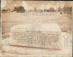 1979 Press Photo Stone Marker Of First Night Football Game In Selma - LRA74456. Fixed Price $24.99.