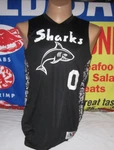 Sharks Basketball Jersey Reversible Men's Medium (slim) Fun Sports High School. Fixed Price $20.39.