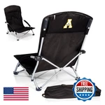 Picnic Time App State Mountaineers - Tranquility Portable Beach Chair Black. Fixed Price $130.41.