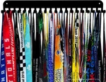 Premium Medal Display Hanger Never Give Up With 16INCHL 20 Hooks, Black. Fixed Price $14.52.