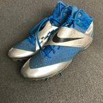 Men Size 15 Nike Calvin Johnson CJ81 Elite Td Football Cleats Blue Megatron. Fixed Price $57.49.