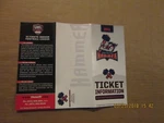 Uifl Huntngton Hammer Vintage Circa 2011 Indoor Football Season Ticket Brochure. Fixed Price $15.00.