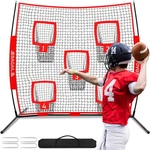 Football Qb Accuracy Trainer Net - 7X7FT Target Practice With Carry Bag. Fixed Price $124.99.