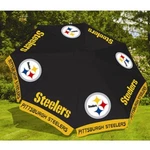 Pittsburgh Steelers Nfl Football 9 Ft Black Umbrella Market Patio Style Huge Euc. Fixed Price $269.98.