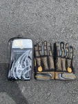 Powerhandz Weighted Anti-grip Basketball Training Gloves Size Large Black Gold. Fixed Price $28.97.