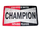 Champion Spark Plugs 3'X5' Flag Banner Fast Shipping. Fixed Price $14.94.