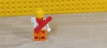 Lego Quiver Red Straps Arrows Neck Bracket Attached Unique Color Part. Fixed Price $6.76.