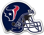 Fremont Die Nfl Houston Texans Vinyl Helmet Magnet Team Colors 8". Fixed Price $8.09.