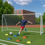 Naizea Backyard Soccer Goal Complete Training Equipment For Outdoor Sports Games. Fixed Price $159.99.