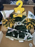 Nfl Green Bay Packers New Cheerleader Poms Build Bear Outfit. Fixed Price $19.99.