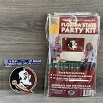 Florida State Party Kit & Decal Football Sports Tailgate Celebration. Fixed Price $26.85.