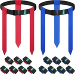 Football Belts, 14 Player Set With 42 Flags For Kids Youth An. Fixed Price $46.66.