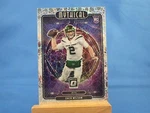 Zach Wilson Donruss Optic 2021 Rc Rookie Mythical MY-22 Silver Lazer Laser Prizm. Fixed Price $50.00.