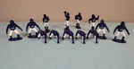 Kaskey Kids 2002 Football Guys 2-1/2 Players Lot Of 13 Figures. Fixed Price $6.00.