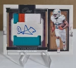 2023 Panini One De'von Achane Rc Dual Patch Autograph 140/199 #44. Fixed Price $120.00.