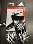 Adidas Unisex Youth Adifast 2.0 Padded Football Glove White/black Medium. Fixed Price $27.99.