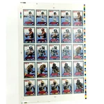 1994 Collector's Edge Football Fx Red Uncut Card Sheet 14"X20". Fixed Price $17.00.
