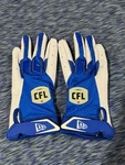 New Era Cfl Receiver Wide Football Gloves Full Finger Royal/white M. Fixed Price $14.00.