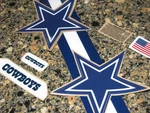 Dallas Navy And White Star Football Helmet Decal Set Full Size 3M 20MIL. Fixed Price $29.99.
