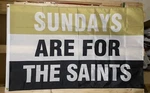 New Orleans Saints Football Flag Free Ship Sundays Nfl Beer Party Usa Sign 3X5. Fixed Price $22.95.