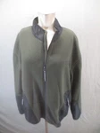 Nwt Doe Size Xl Men Olive Zip Up Stand Collar Pocket Fleece Athletic Jacket 272. Fixed Price $40.00.