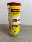 Tennis Balls Wilson Championship Extra Duty Roger Federer Sealed 3-PAK. Fixed Price $13.99.