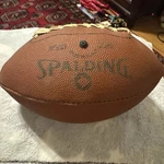 Vintage Spalding Football Zenith Advertising Holds Air Euc Nfl. Fixed Price $19.99.
