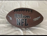 Wilson Nfl Pro Official Size Football Tackified Composite, Black Laces. Fixed Price $13.99.
