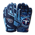 Youth Football Receiver Gloves - Wilson Stretch Fit Tennessee Titans. Fixed Price $51.99.