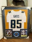 Signed Framed Antonio Gate San Diego Chargers Jersey Bas Coa. Fixed Price $499.00.