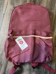 Dealworthy Burgundy Polyester Kids Backpack Zip Padded Bottle Pocket School. Fixed Price $8.00.