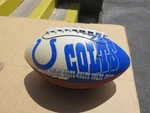 Rare Indianapolis Colts Regulation Size Weight Franklin Football 5636. Fixed Price $45.00.