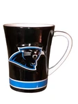 Carolina Panthers Nfl Team Black Blue Sculpted Logo Embossed Coffee Mug Cup. Fixed Price $9.49.