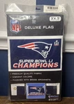 Super Bowl Li Champions New England Patriots Deluxe Flag 3' 5'-WINCRAFT Banner. Fixed Price $19.99.
