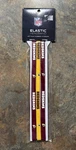 Washington Redskins Nfl Elastic Headband 3 Pack Anti-slip Rubber Interior New. Fixed Price $7.99.