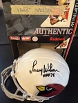 Larry Wilson Hof 78 Autograph Mini Football Helmet Signed Arizona Cardinals Nfl. Fixed Price $70.00.