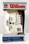 New Wilson Miniature Nfl Autograph White Panel Football. Fixed Price $11.99.