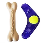 Oci 318 American Pet Large Nylon Bone Boomerang Tennis Ball Toy Set For Dog. Fixed Price $20.44.