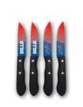 Nfl Buffalo Bills Steakmesser 4-TEILIG Set Football Barbecue New. Fixed Price $29.95.