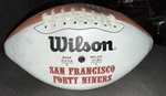 Wilson F1191 Signed San Francisco Forty Sf Niners 49ERS Logo Football Team. Fixed Price $65.00.