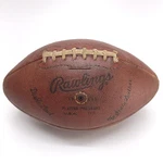 Vintage Rawlings Leather Football Official W/laces R100 Model 1960S Display. Fixed Price $99.99.