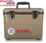 Engel 13QT Leak-proof, Air Tight, Hard Sided Cooler / Lunchbox Tan. Fixed Price $79.99.